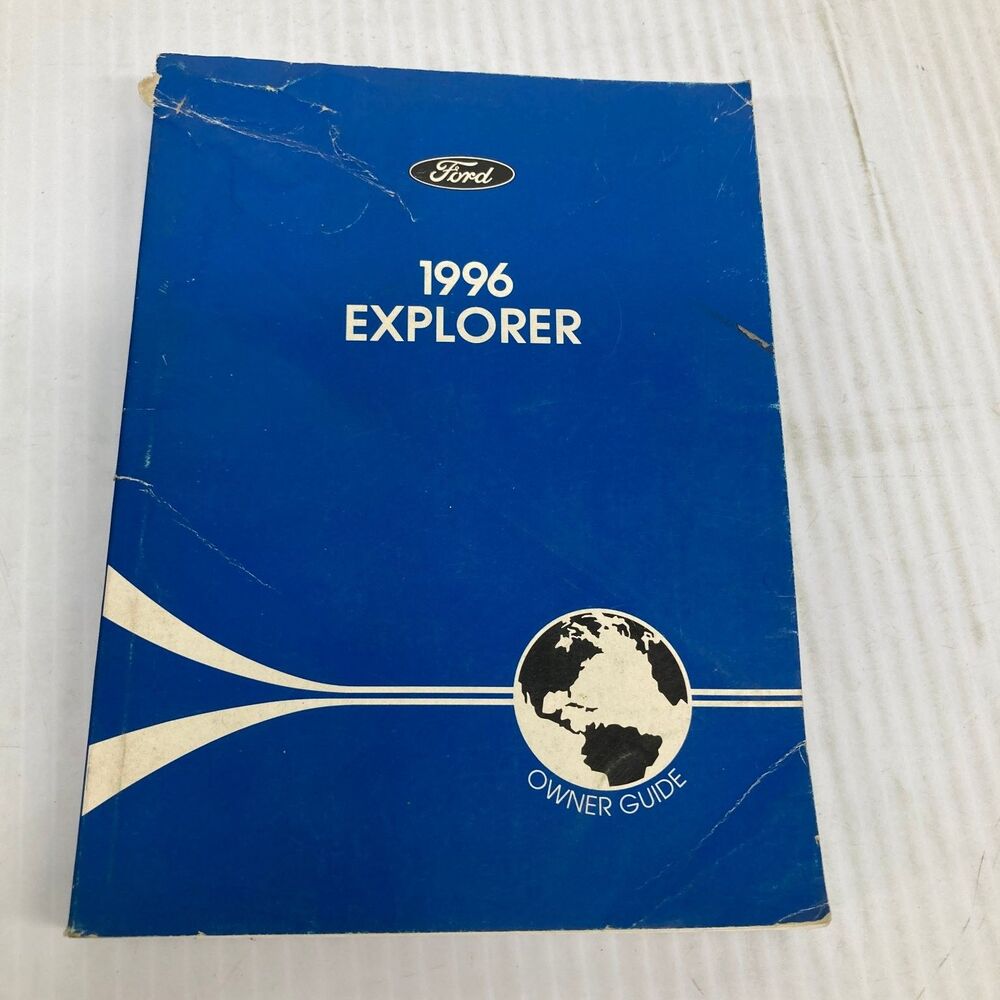 1996 Ford Explorer Owner Guide Manual